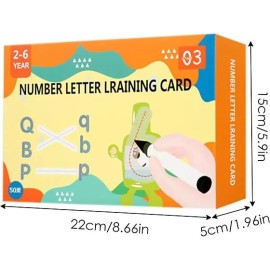 Խաղ Number letter lraining card