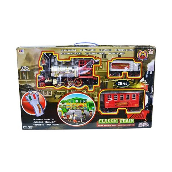 Գնացք ռելսներով հեռակառավարվող