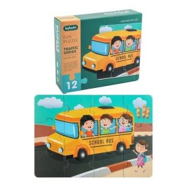 Ավտոբուս փազլ 12 կտոր