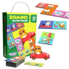 Խաղ Domino traffic puzzle 28 կտ
