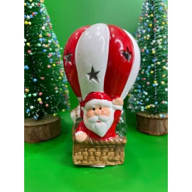 Կերամիկայից ձմեռ պապիկ օդապարուկով