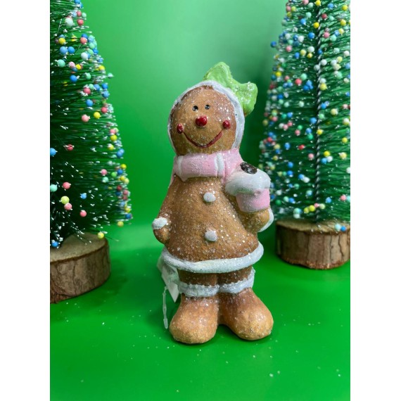 Կերամիկաից պեչենկա աղջիկ կանաչ բանտիկ