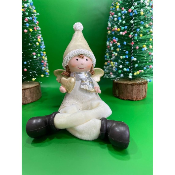 Կերամիկաից հրեշտակ սրտիկով