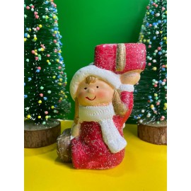 Կերամիկաից աղջիկ մոմ