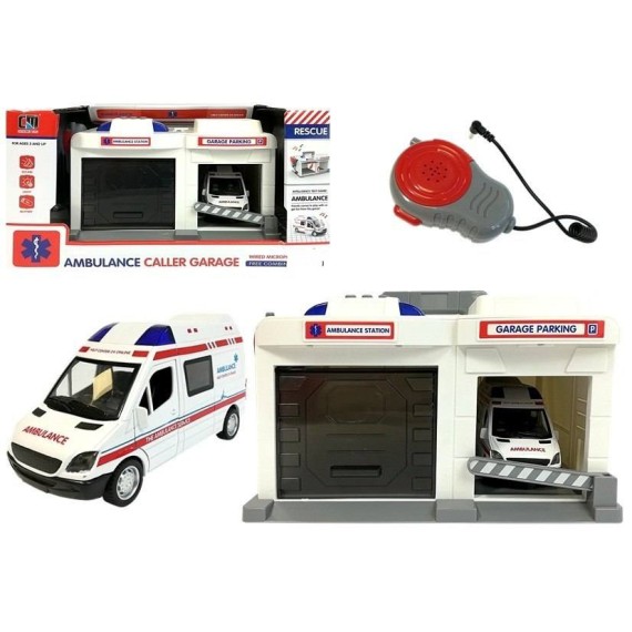 Խաղ ավտոտնակ մեքենայով, ռադիոհեռառձակիչով,շտապ օգնություն