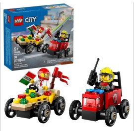 LEGO city Pizza vs. Fire Truck