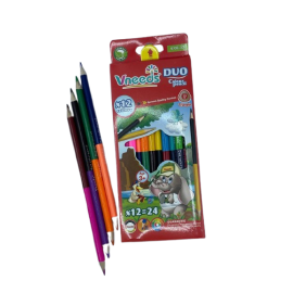Մատիտներ երկկողմանի x12 գույն Vneeds